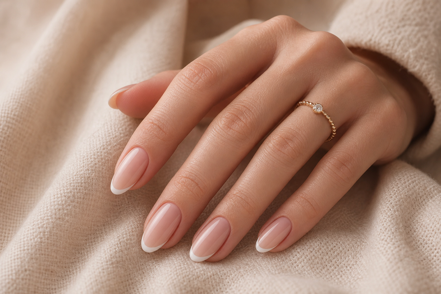 Soft French Set nail style example